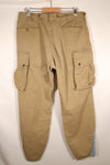 1940年代前半　推定 36　アメリカ陸軍　空挺部隊　M-1942　ジャンプパンツ　褪色あり　中古品