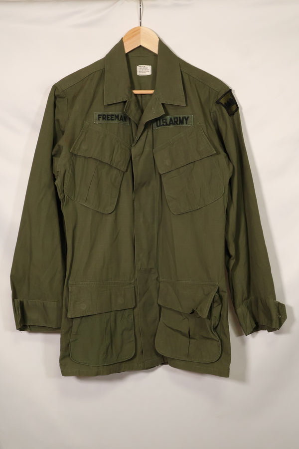 1969年契約　4th Model ジャングルファティーグ　ジャケット　X-S-R　中古品　パッチ付き
