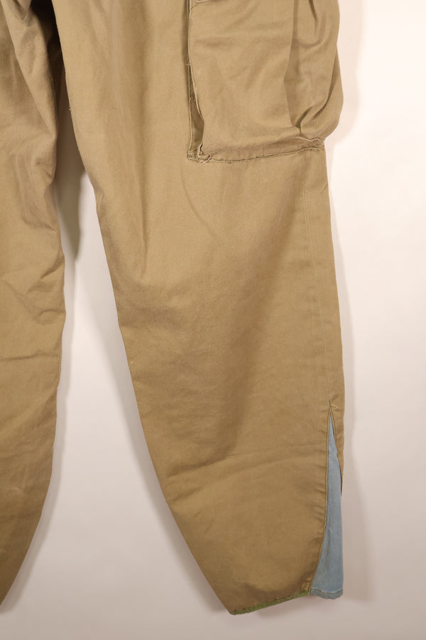 1940年代前半　推定 36　アメリカ陸軍　空挺部隊　M-1942　ジャンプパンツ　褪色あり　中古品
