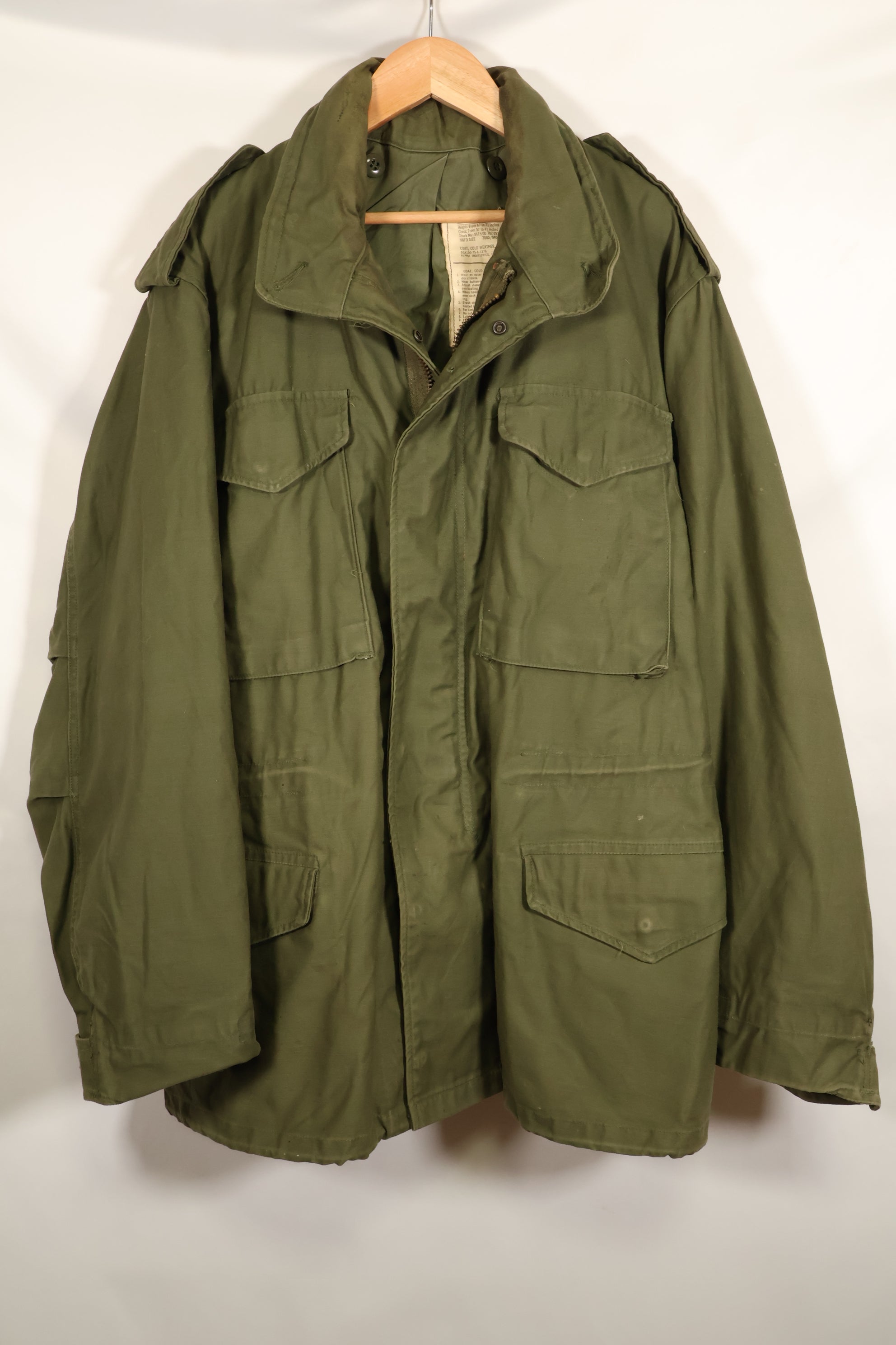 1975年契約　M-R　3rd Model M65　フィールドジャケット　中古品　状態良い