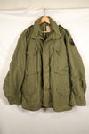 1974年契約　M-S　M65 フィールドジャケット　3rd Model 中古品　退色あり　パッチ付