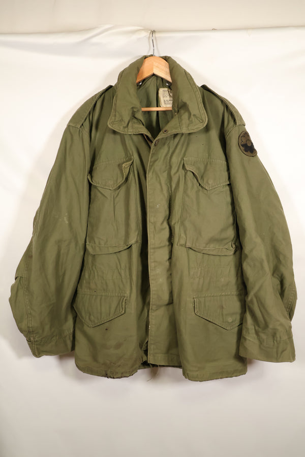 1974年契約　M-S　M65 フィールドジャケット　3rd Model 中古品　退色あり　パッチ付