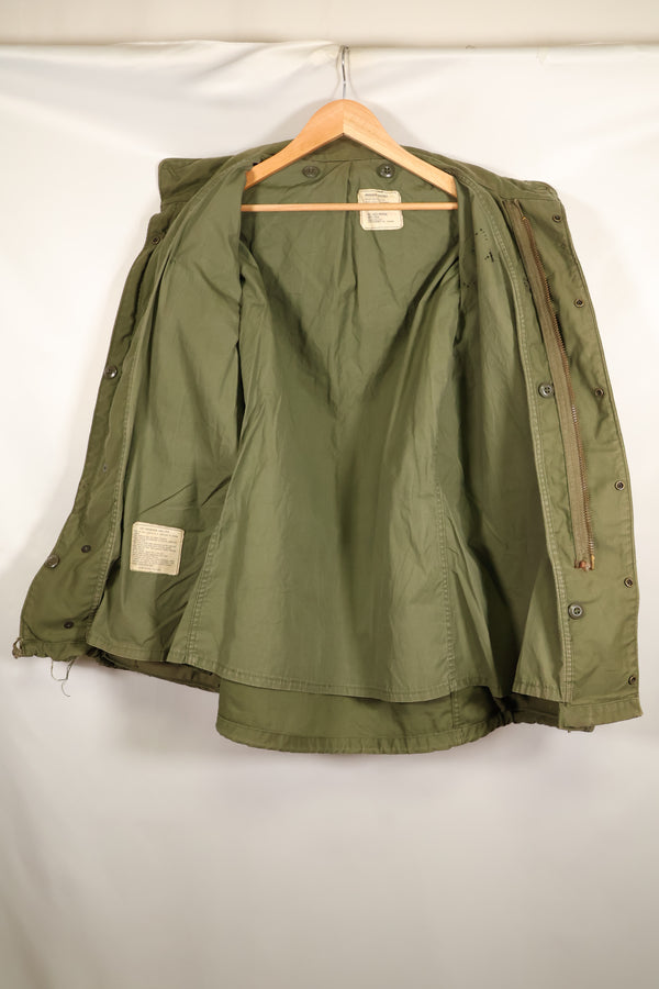 1974年契約　M-S　M65 フィールドジャケット　3rd Model 中古品　退色あり　パッチ付