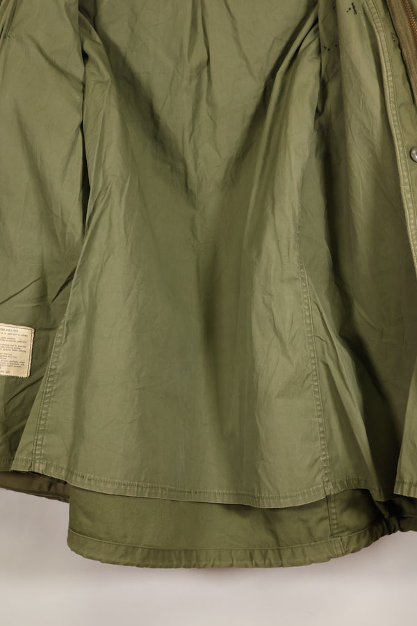 1974年契約　M-S　M65 フィールドジャケット　3rd Model 中古品　退色あり　パッチ付