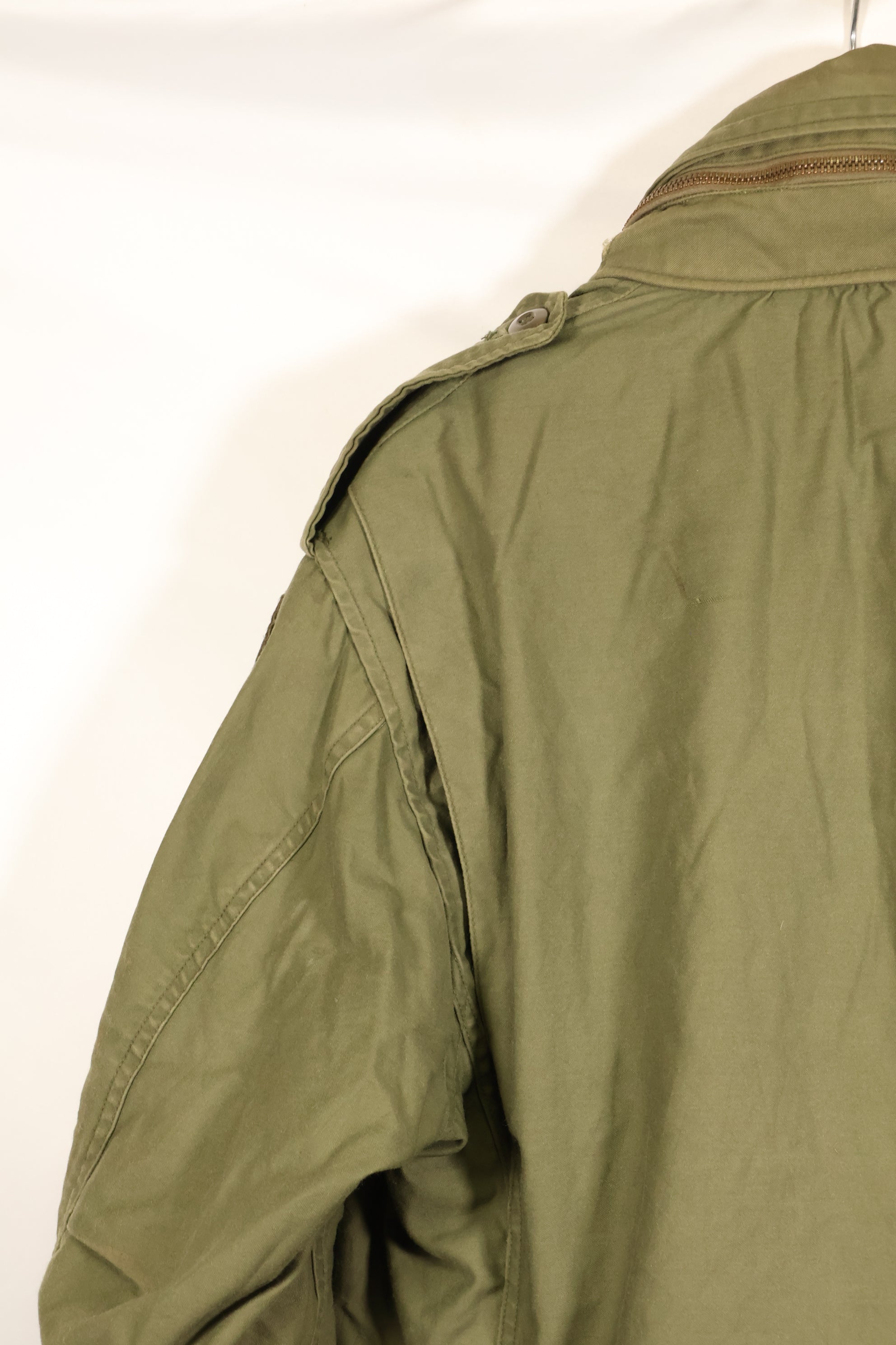 1974年契約　M-S　M65 フィールドジャケット　3rd Model 中古品　退色あり　パッチ付