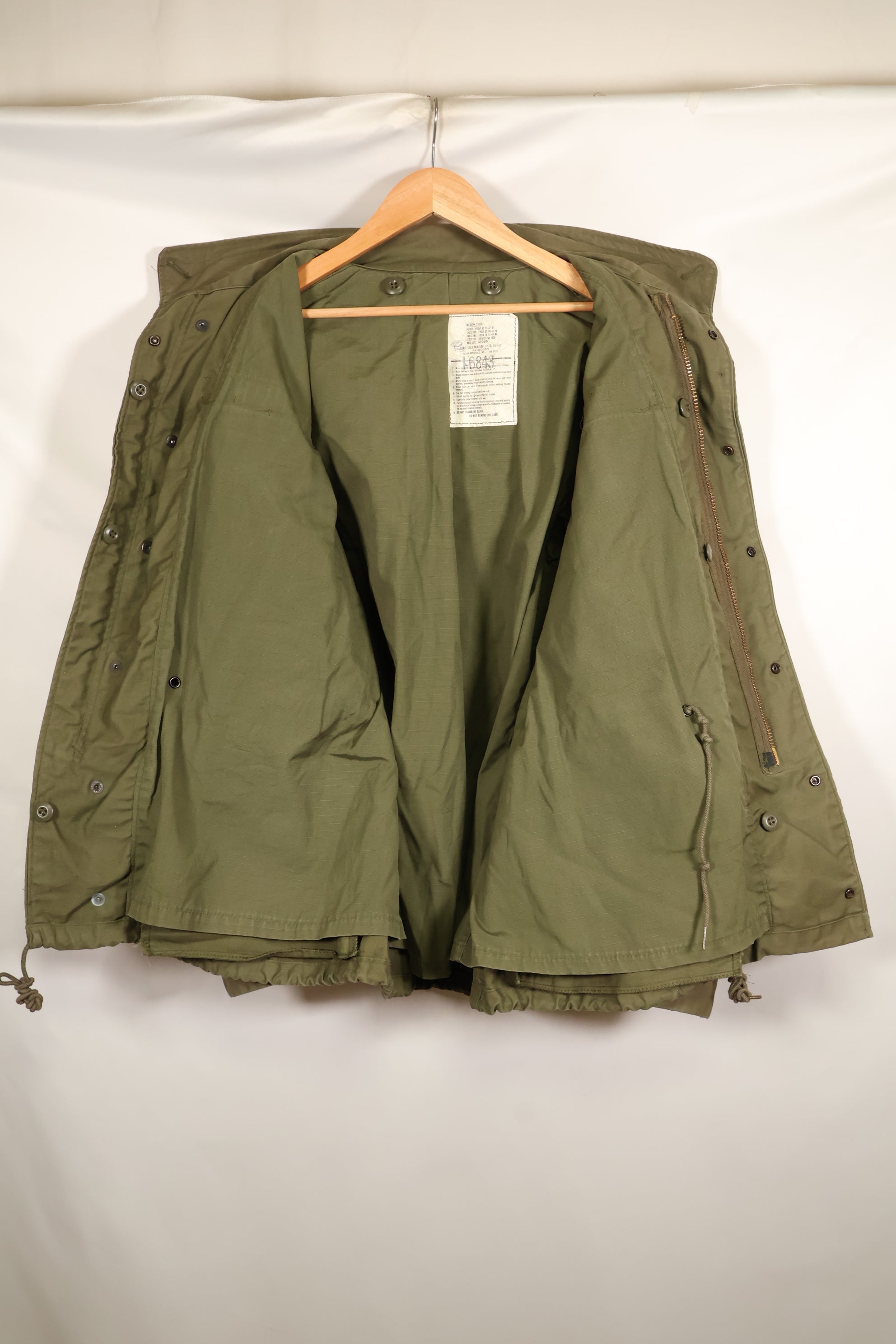 1980年代ロット　M-S　組み合わせ　M65 フィールドジャケット　3rd Model　ライナー付　中古品