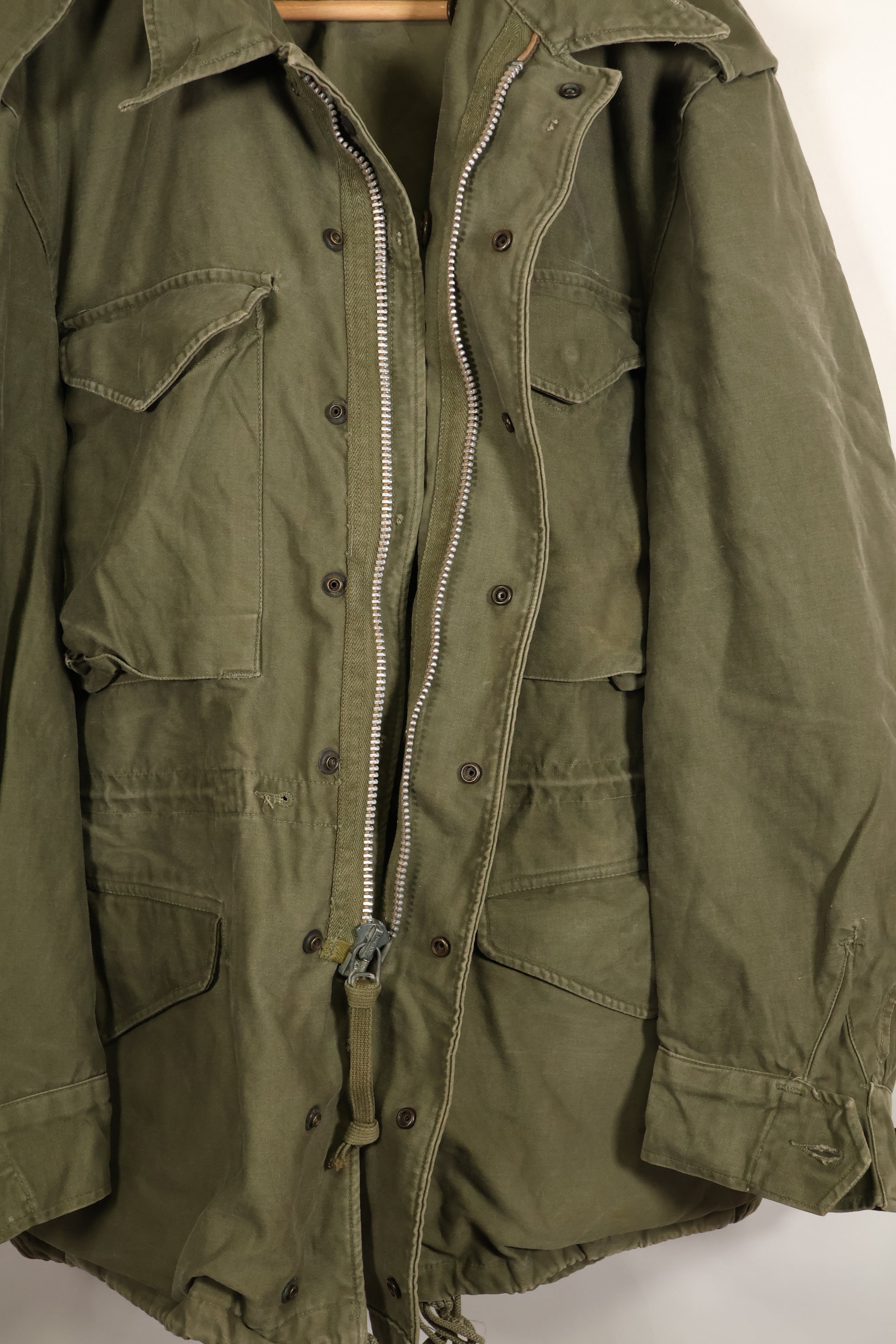 1957年契約　S-S　アメリカ軍　M51 フォールドジャケット　ライナーなし　褪色あり　中古品