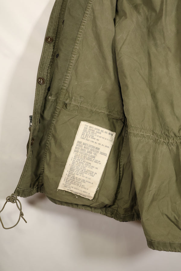 1957年契約　S-S　アメリカ軍　M51 フォールドジャケット　ライナーなし　褪色あり　中古品