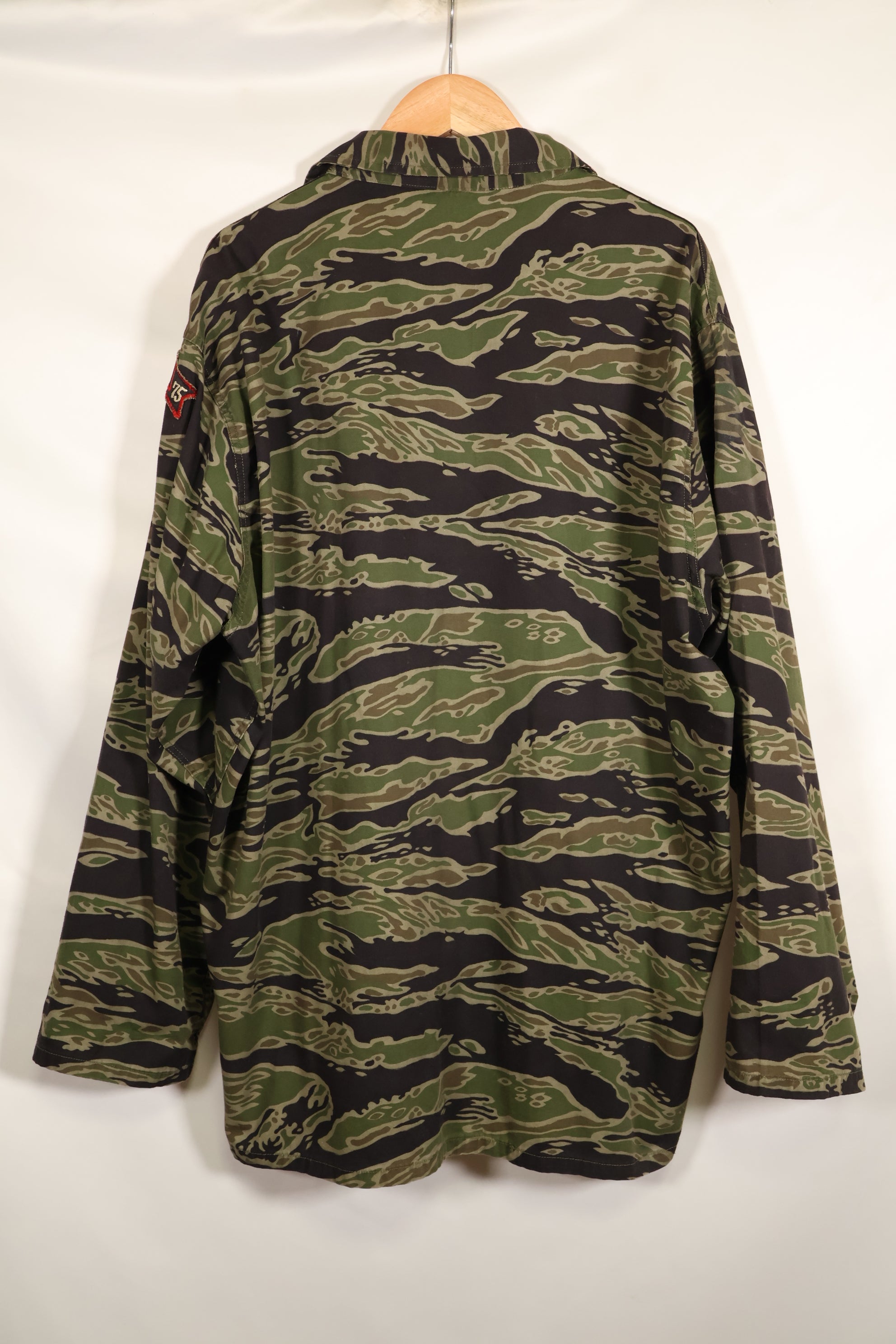 1969-70　元LRRP兵士　75th Ranger レイトウォータイガーストライプ　セット　退役兵放出品