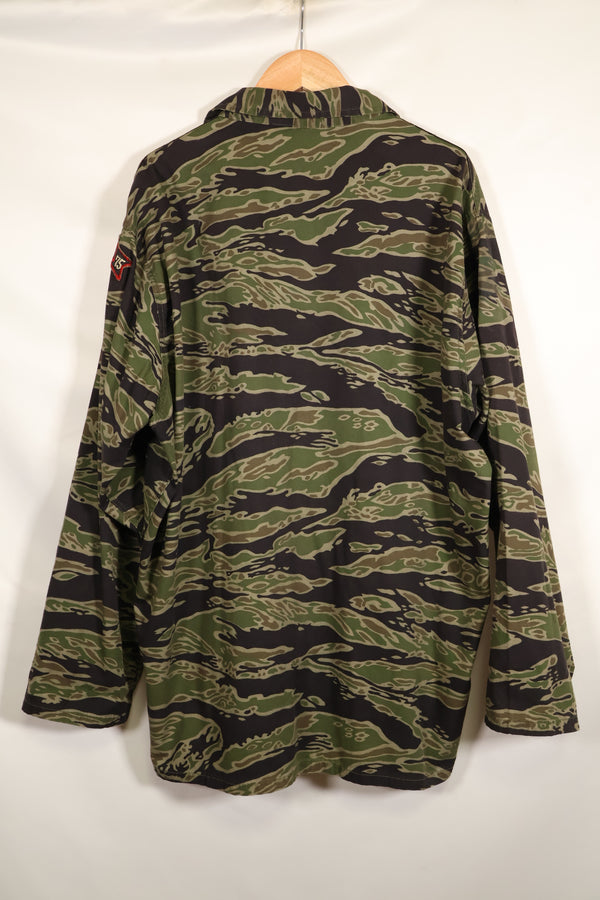 1969-70　元LRRP兵士　75th Ranger レイトウォータイガーストライプ　セット　退役兵放出品