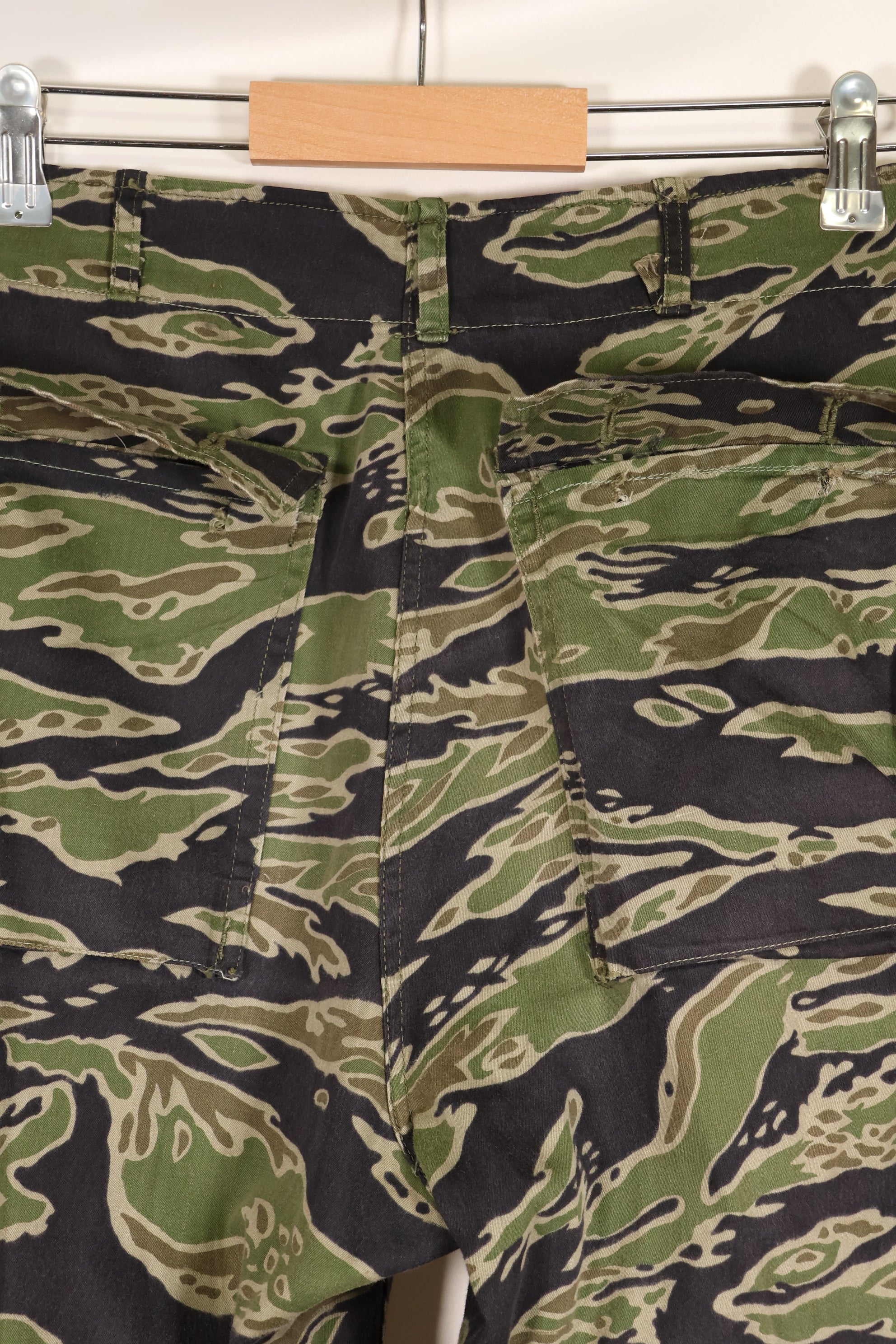 1969-70　元LRRP兵士　75th Ranger レイトウォータイガーストライプ　セット　退役兵放出品