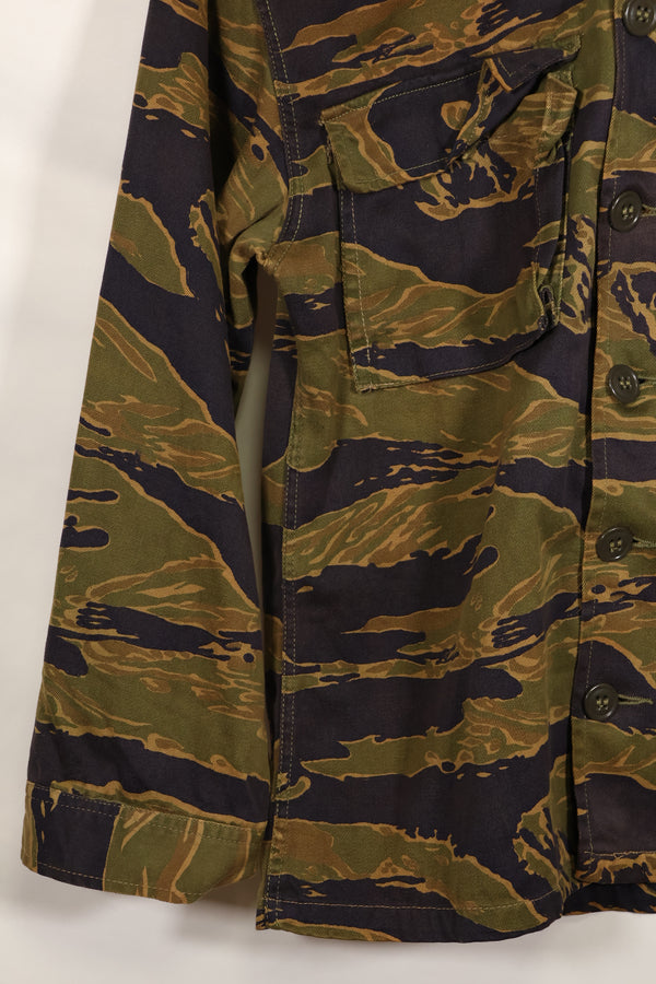 実物　A-M　タイガーストライプ　シャツ　ゴールドタイガー派生パターン　状態良い