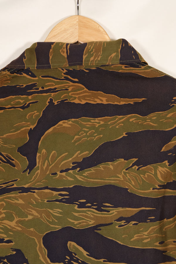 実物　A-M　タイガーストライプ　シャツ　ゴールドタイガー派生パターン　状態良い