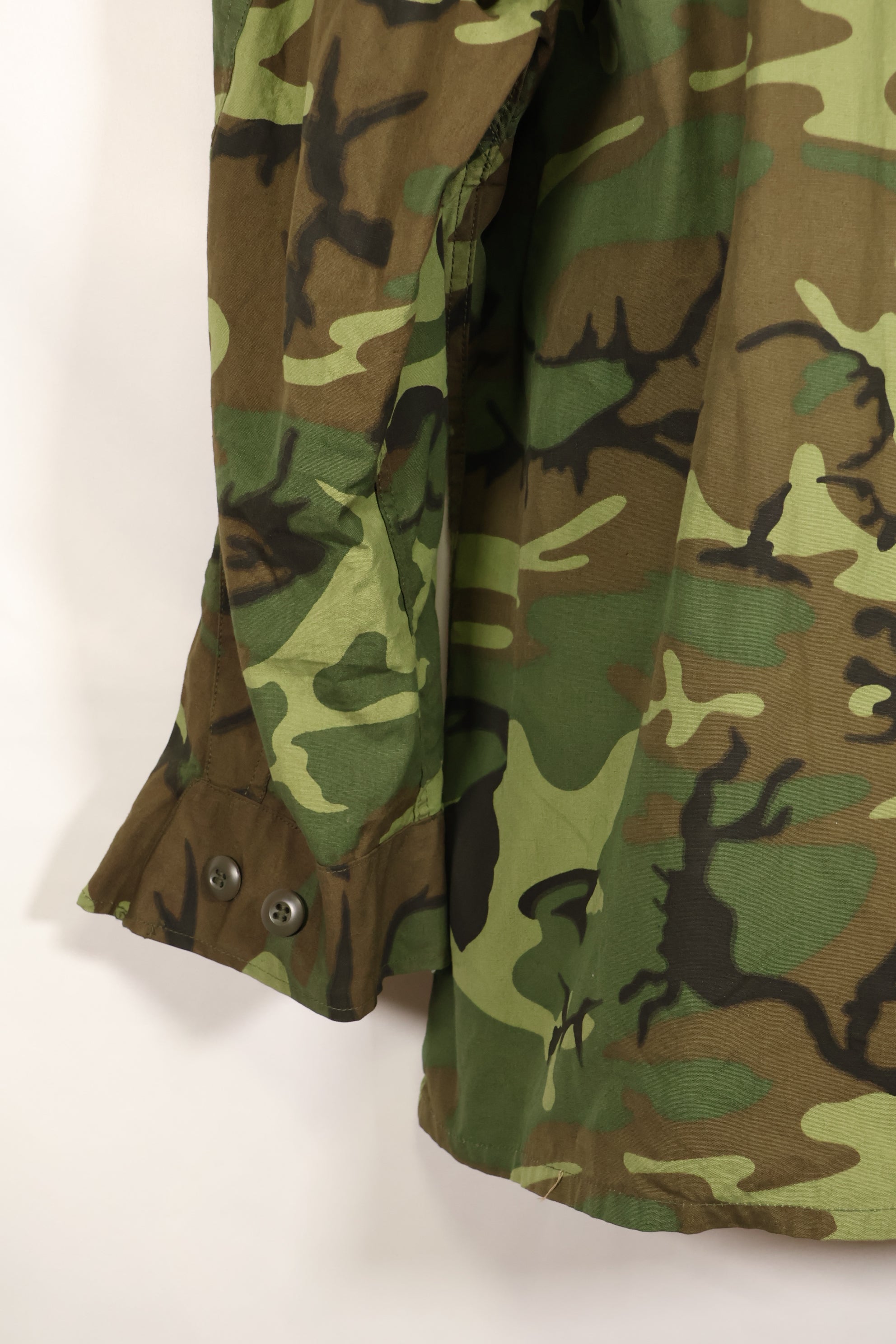 1966年〜67年頃　推定M-R　ERDL　ノンリップストップ　初期プリント　ジャングルファティーグジャケット　中古品