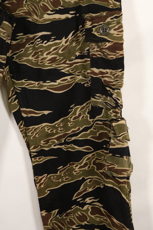 1960年代中頃　初期　ゴールドタイガーストライプ　パンツ　S-Rサイズ　USカット　状態良い