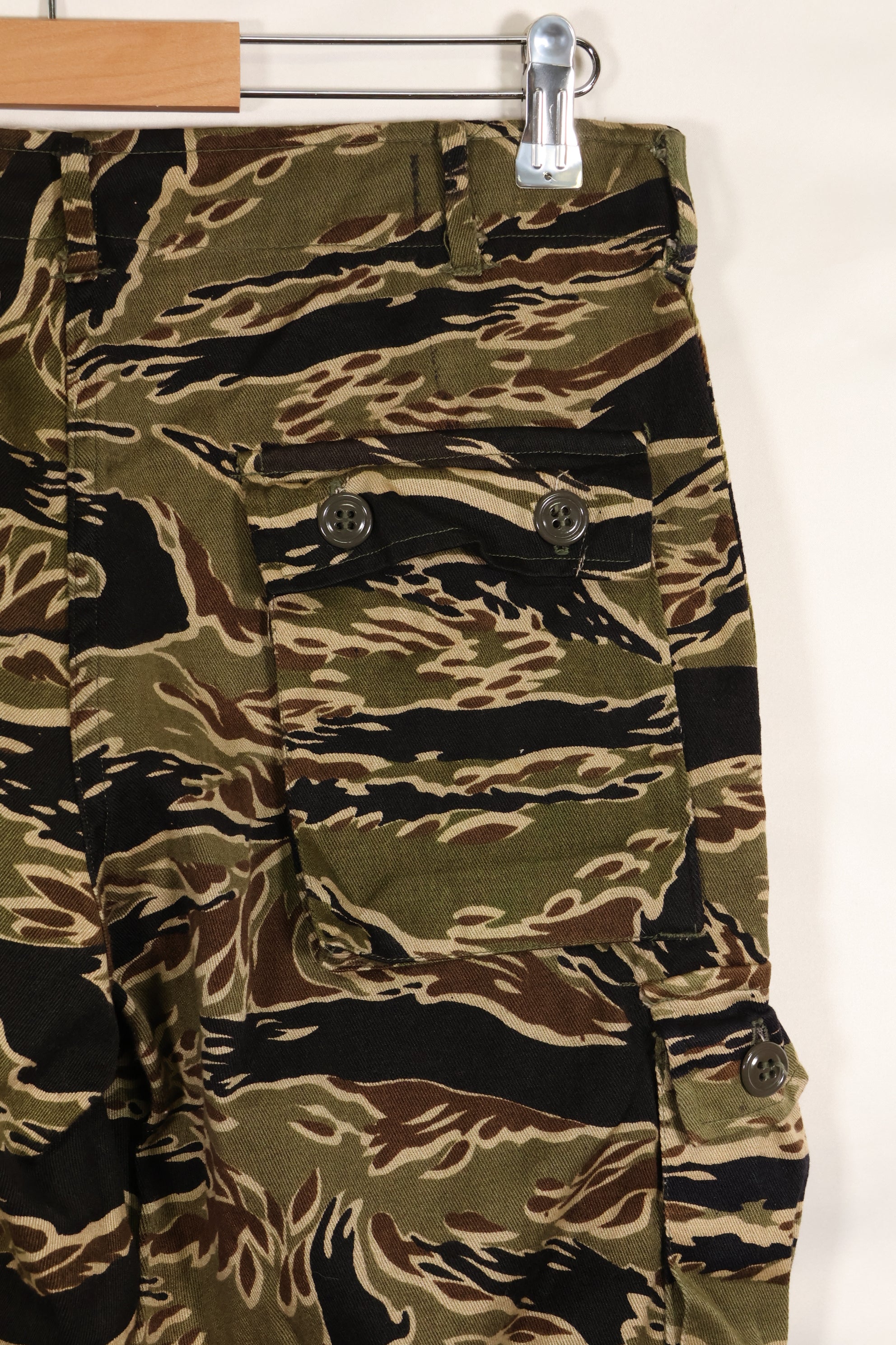 1960年代中頃　初期　ゴールドタイガーストライプ　パンツ　S-Rサイズ　USカット　状態良い