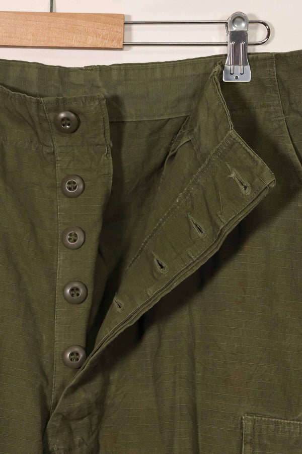1967年契約　4th Model リップストップ　ジャングルファティーグ　パンツ　L-L　中古品