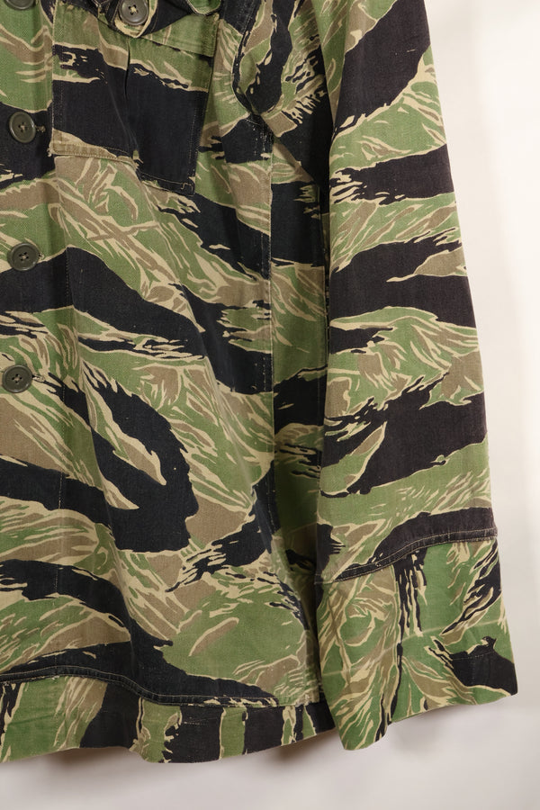 1960年代前半　ツイル生地　レア品　VNMC 1st Model タイガーストライプ　シャツ　テイラー製　中古品