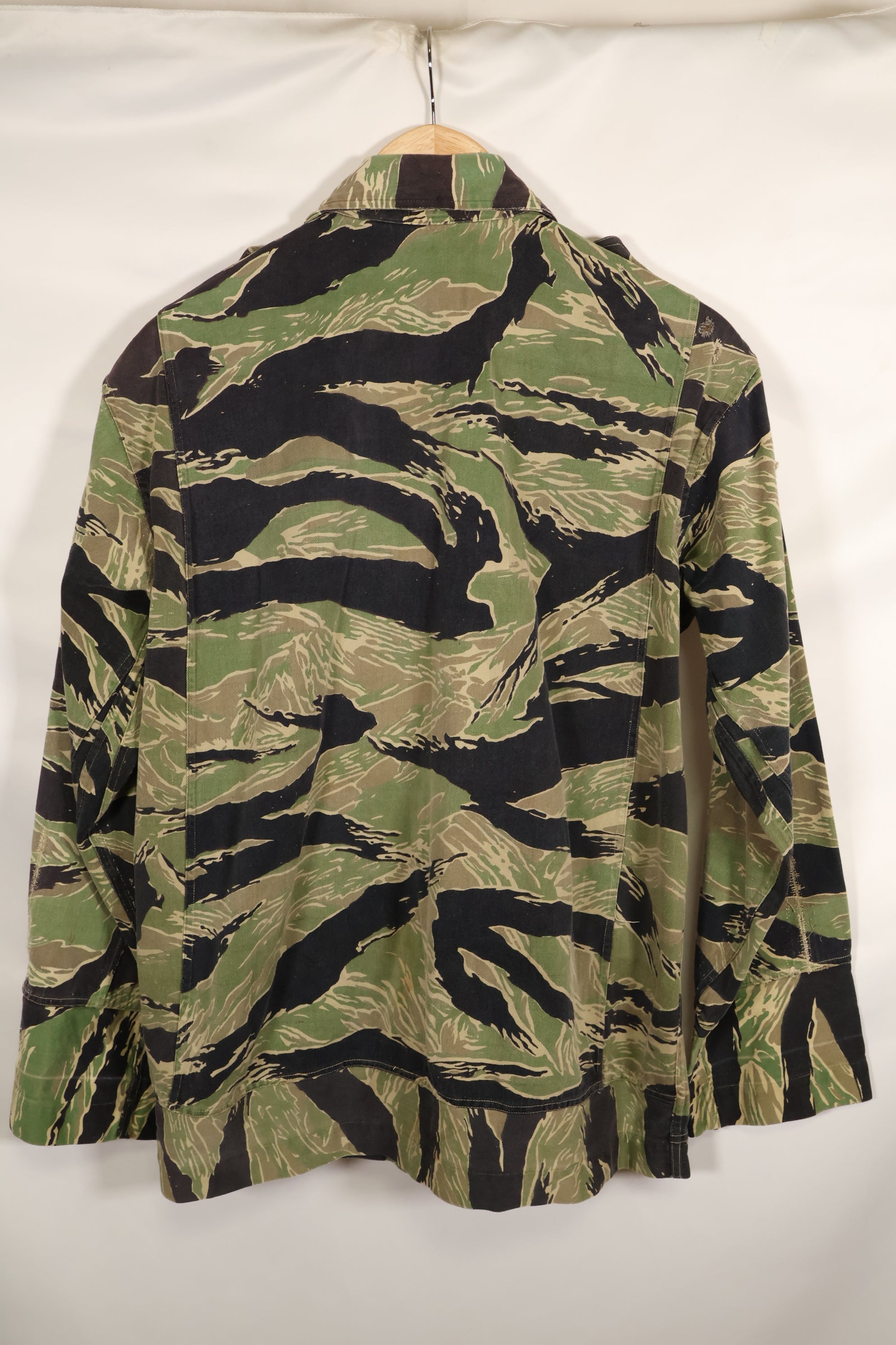 1960年代前半　ツイル生地　レア品　VNMC 1st Model タイガーストライプ　シャツ　テイラー製　中古品