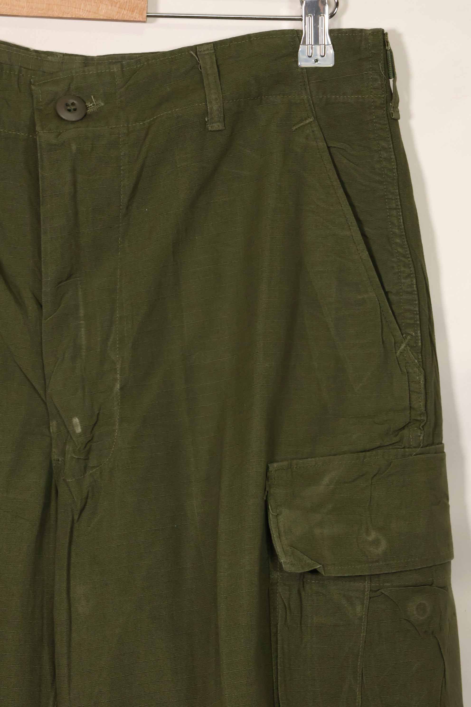 1969年契約　4th Model リップストップ　ジャングルファティーグ　パンツ　M-L　中古品