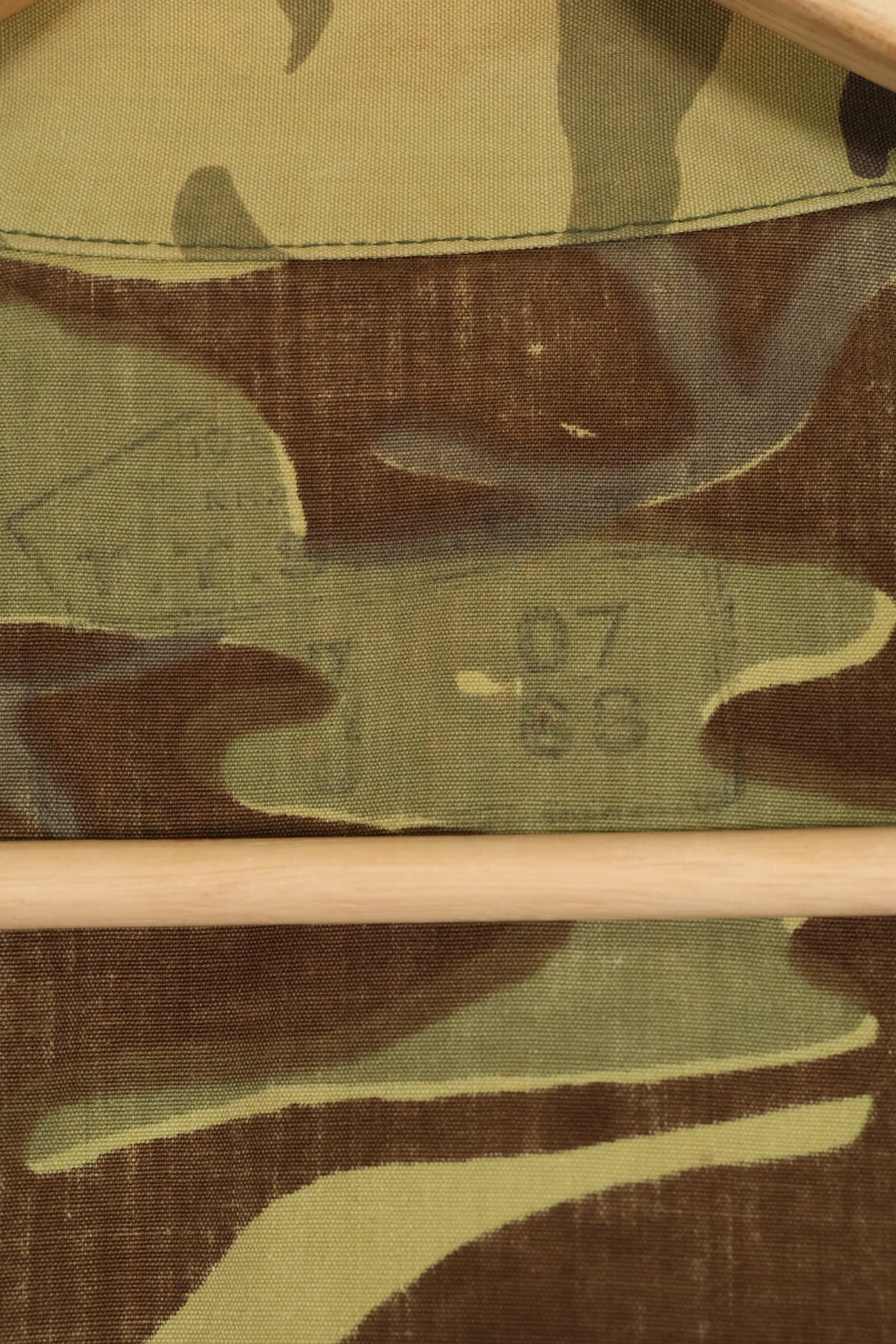 推定1966年　米軍アドバイザー　9th歩兵師団　ERDL リーフ迷彩　ローカルメイド品　中古品