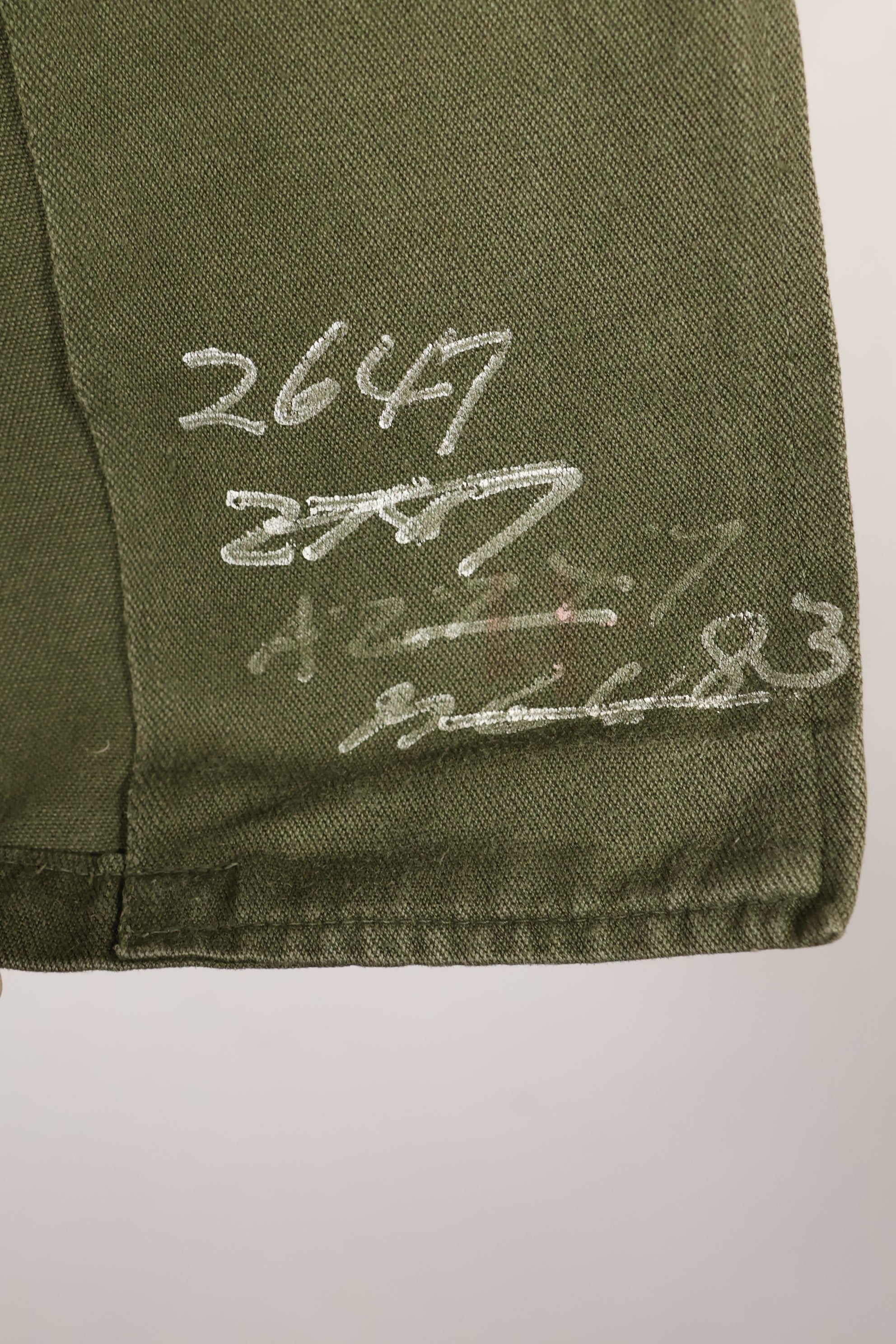 1960年代前半　173空挺旅団　OG-107 ユーティリティシャツ　徽章実物　中古品