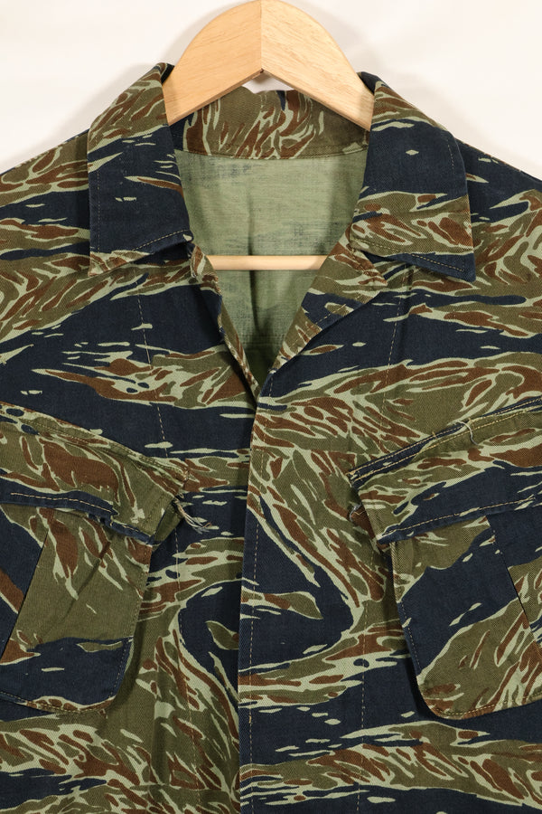 推定1970年代　シルバータイガー　タイガーストライプ　ファティーグジャケット　中古品