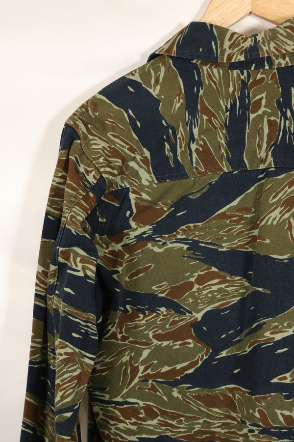 推定1970年代　シルバータイガー　タイガーストライプ　ファティーグジャケット　中古品