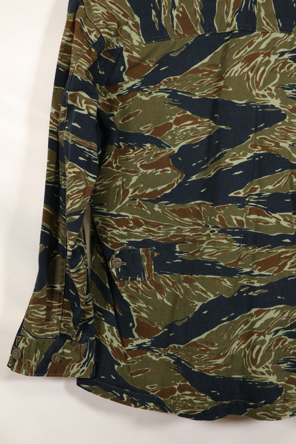 推定1970年代　シルバータイガー　タイガーストライプ　ファティーグジャケット　中古品