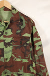 1960年代　米軍アドバイザー　ARVN　BDQレンジャー　シャツ　4つポケット　リーフ迷彩シャツ　中古品