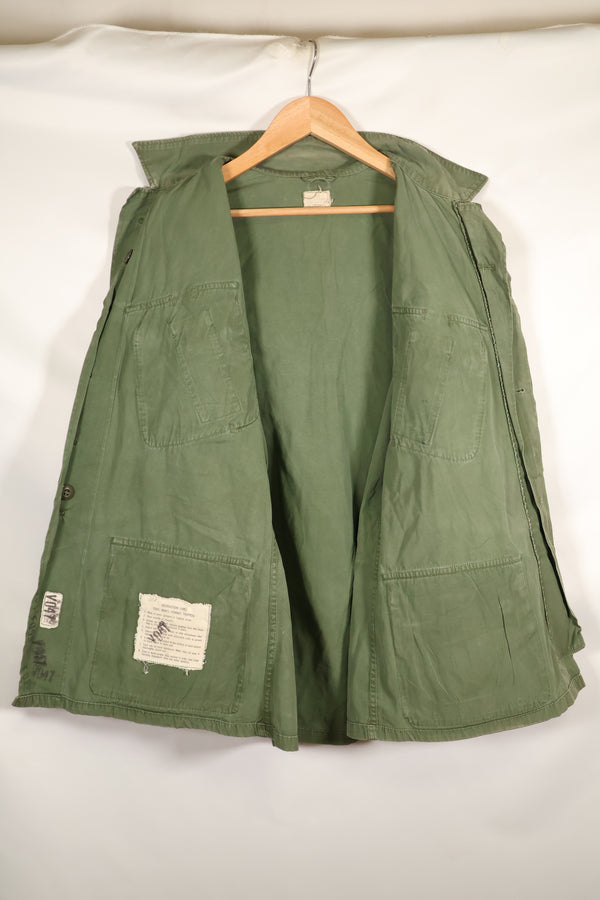 1965年頃　S-S　2nd Model ジャングルファティーグ　ジャケット　汚れあり　褪色あり　中古品
