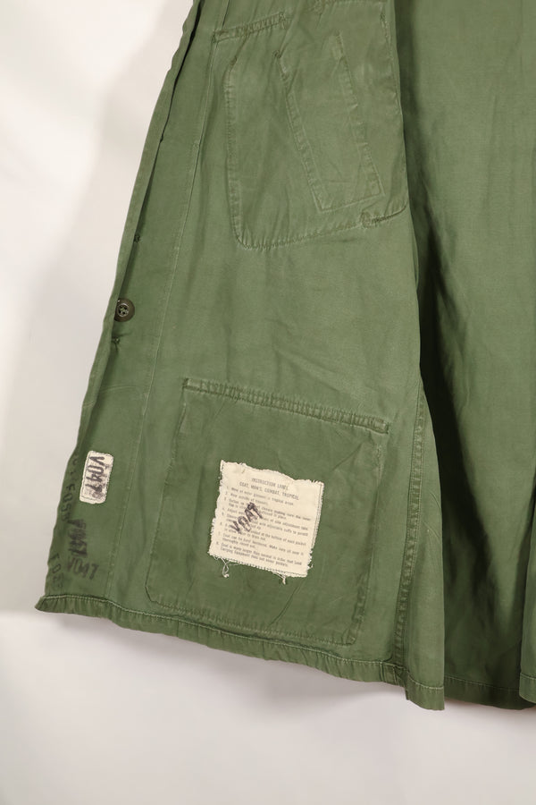 1965年頃　S-S　2nd Model ジャングルファティーグ　ジャケット　汚れあり　褪色あり　中古品