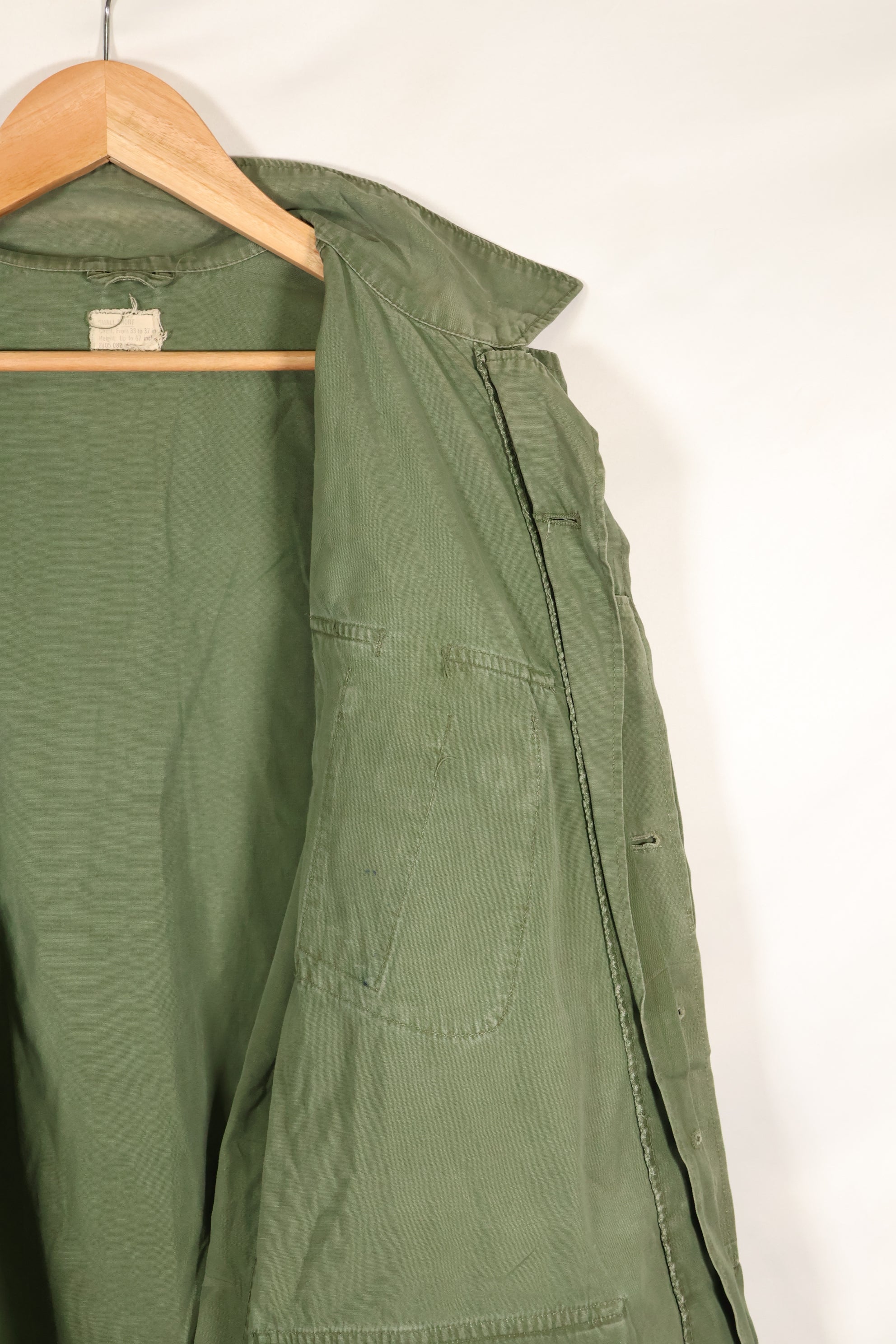 1965年頃　S-S　2nd Model ジャングルファティーグ　ジャケット　汚れあり　褪色あり　中古品
