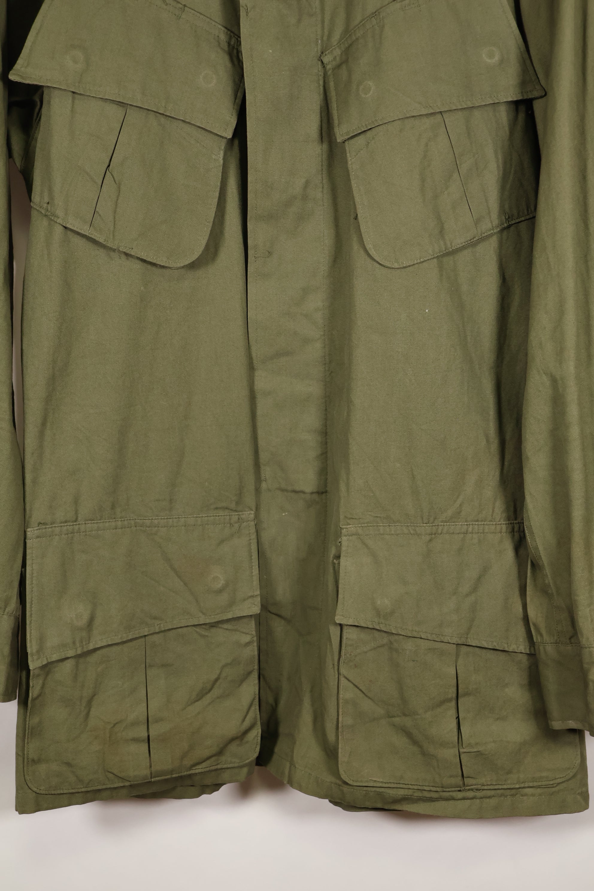 1965年頃　S-L　2nd Model ジャングルファティーグ　ジャケット　汚れ　傷あり　中古品