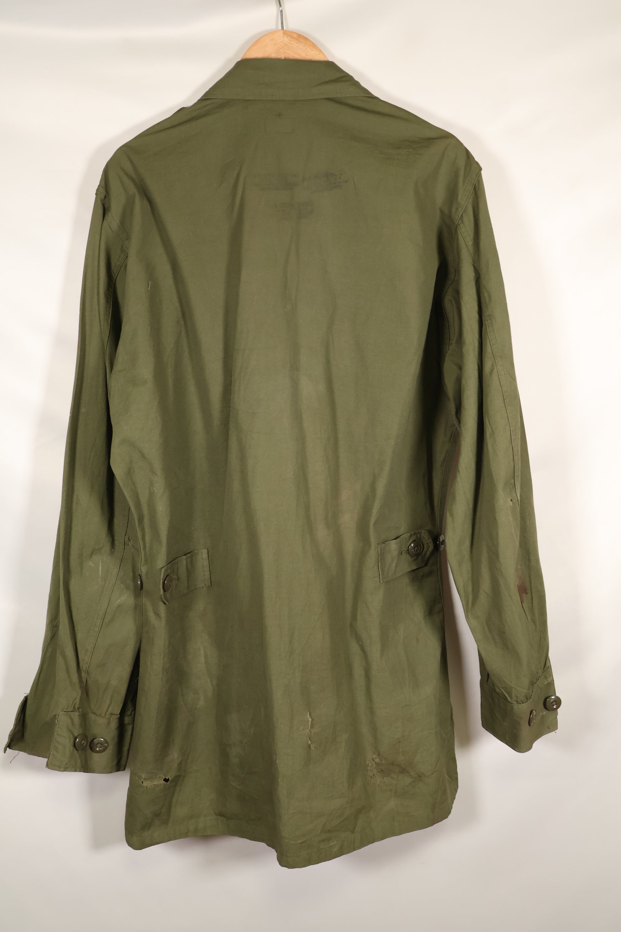 1965年頃　S-L　2nd Model ジャングルファティーグ　ジャケット　汚れ　傷あり　中古品