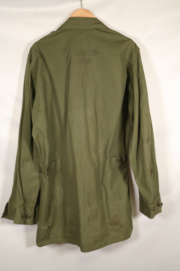 1965年頃　S-L　2nd Model ジャングルファティーグ　ジャケット　汚れ　傷あり　中古品