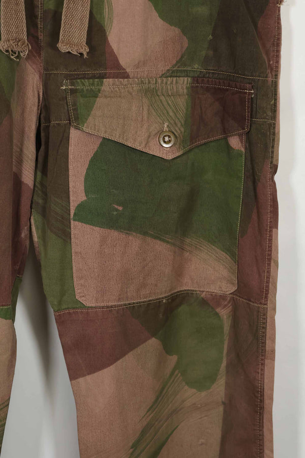 実物　イギリス軍　SAS トラウザーズ　WINDPROOF 迷彩パンツ　サイズタグなし　中古品