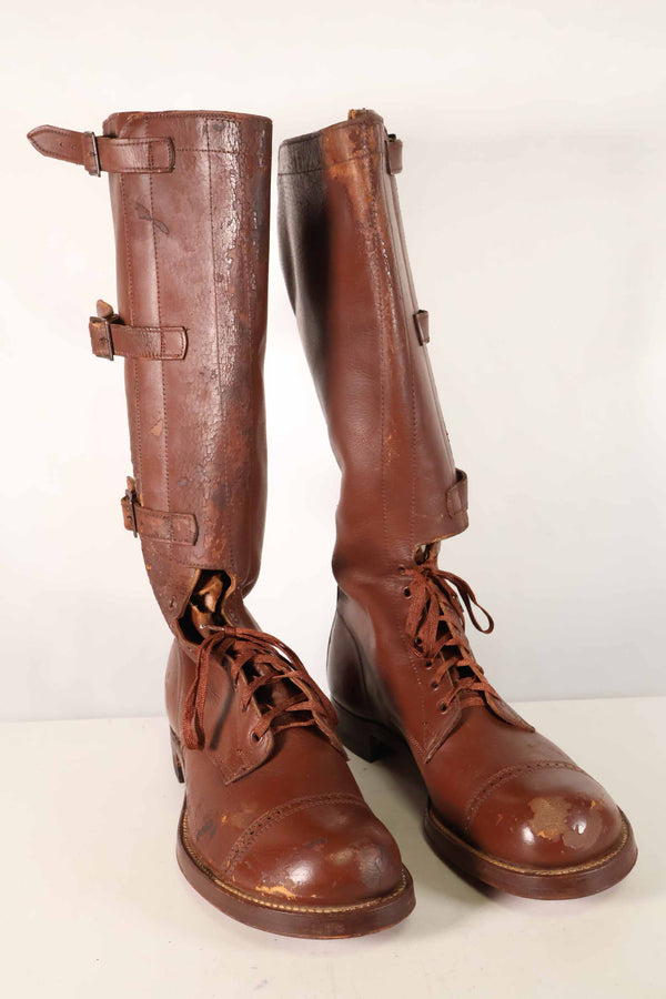 1940年代　アメリカ陸軍　M40　騎兵用　ロングブーツ 3バックル　中古品