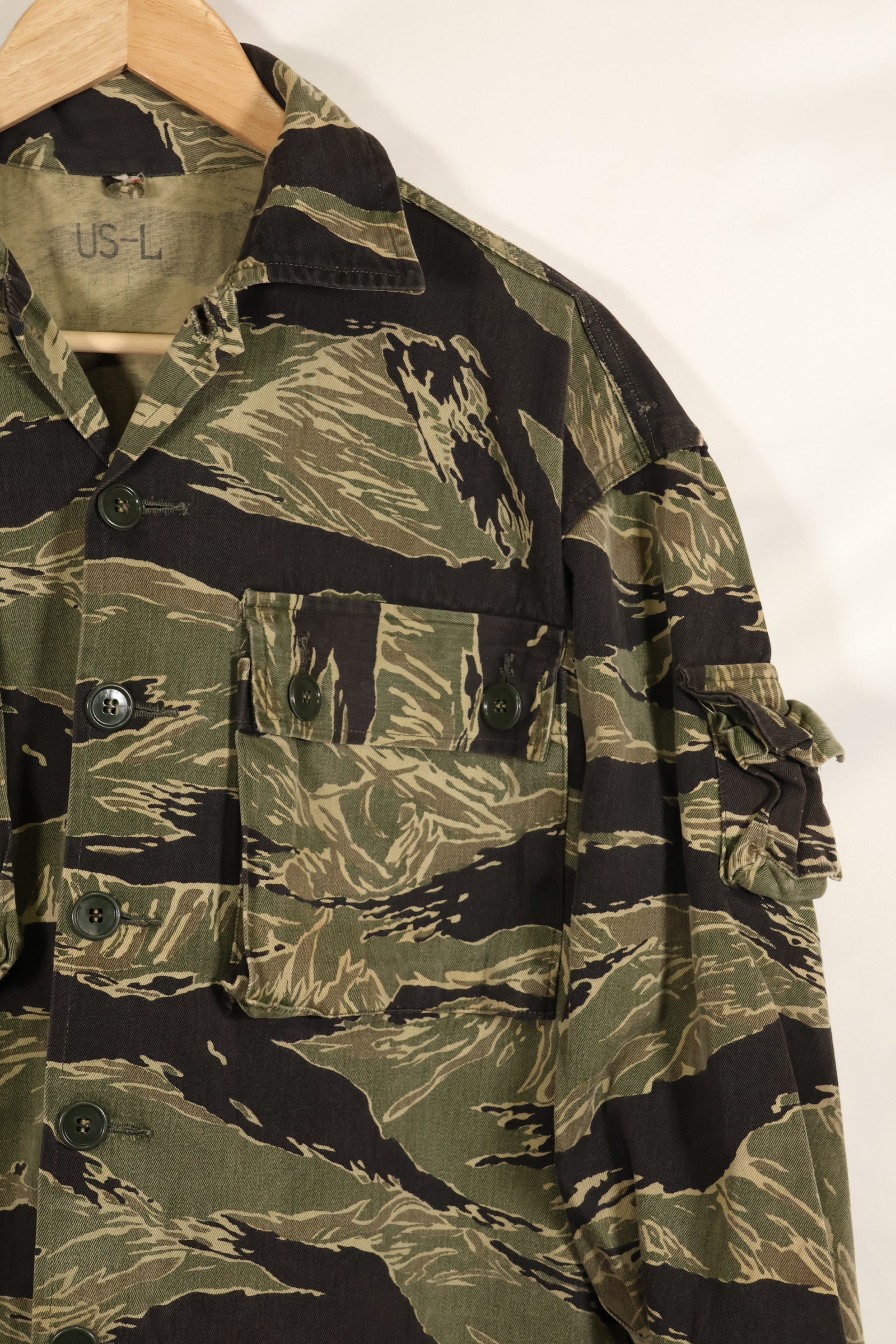 実物　沖縄タイガー　初期ジャケット　US-Lサイズ　本土縫製　退色あり　レアサイズ 　状態良い