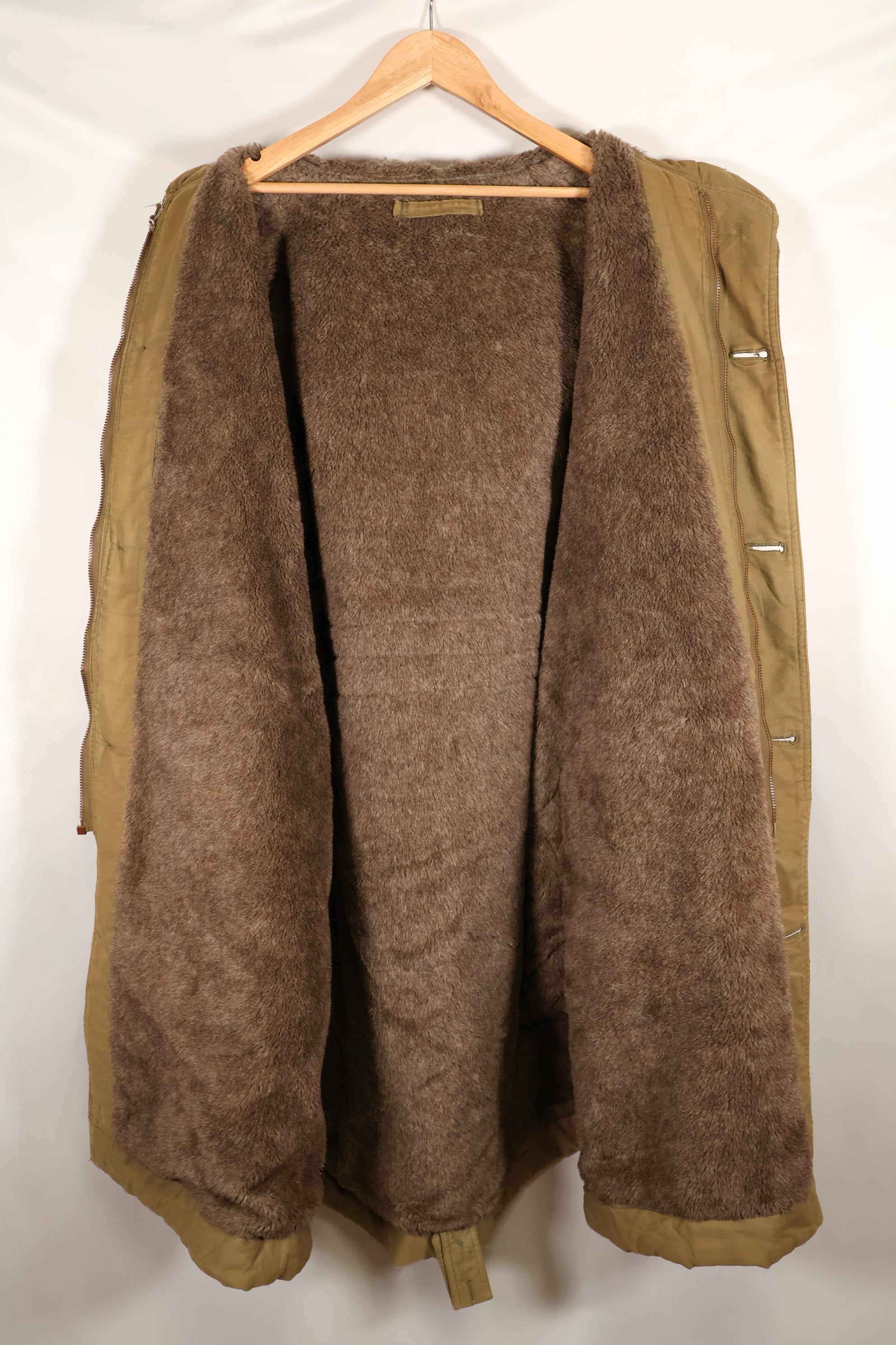 1940年代　WWII　アメリカ海軍　N-1　デッキコート　パーカー　退色あり　ステンシルあり　中古品