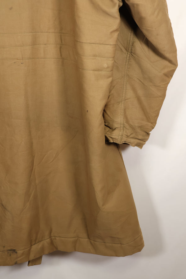 1940年代　WWII　アメリカ海軍　N-1　デッキコート　パーカー　退色あり　ステンシルあり　中古品