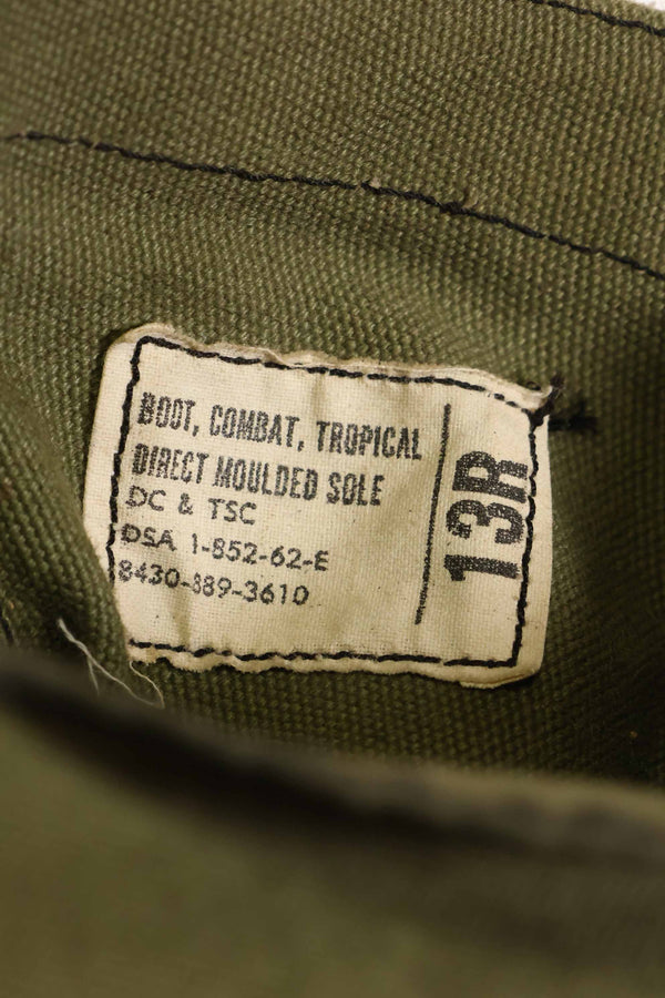 1962年契約　1st Model 　アメリカ軍　ジャングルブーツ　ビブラムソール　13R　中古品