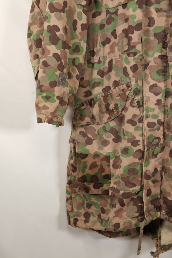 1960年代〜70年代　M57 オーストリア軍　ピーパターン迷彩　パーカー　中古品　A