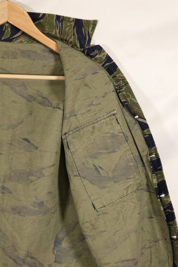 実物　TO78 A-L 沖縄タイガー　タイガーストライプ　シャツ　中古品