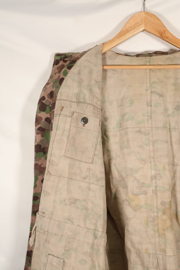 1960年代〜70年代　M57 オーストリア軍　ピーパターン迷彩　パーカー　中古品　A