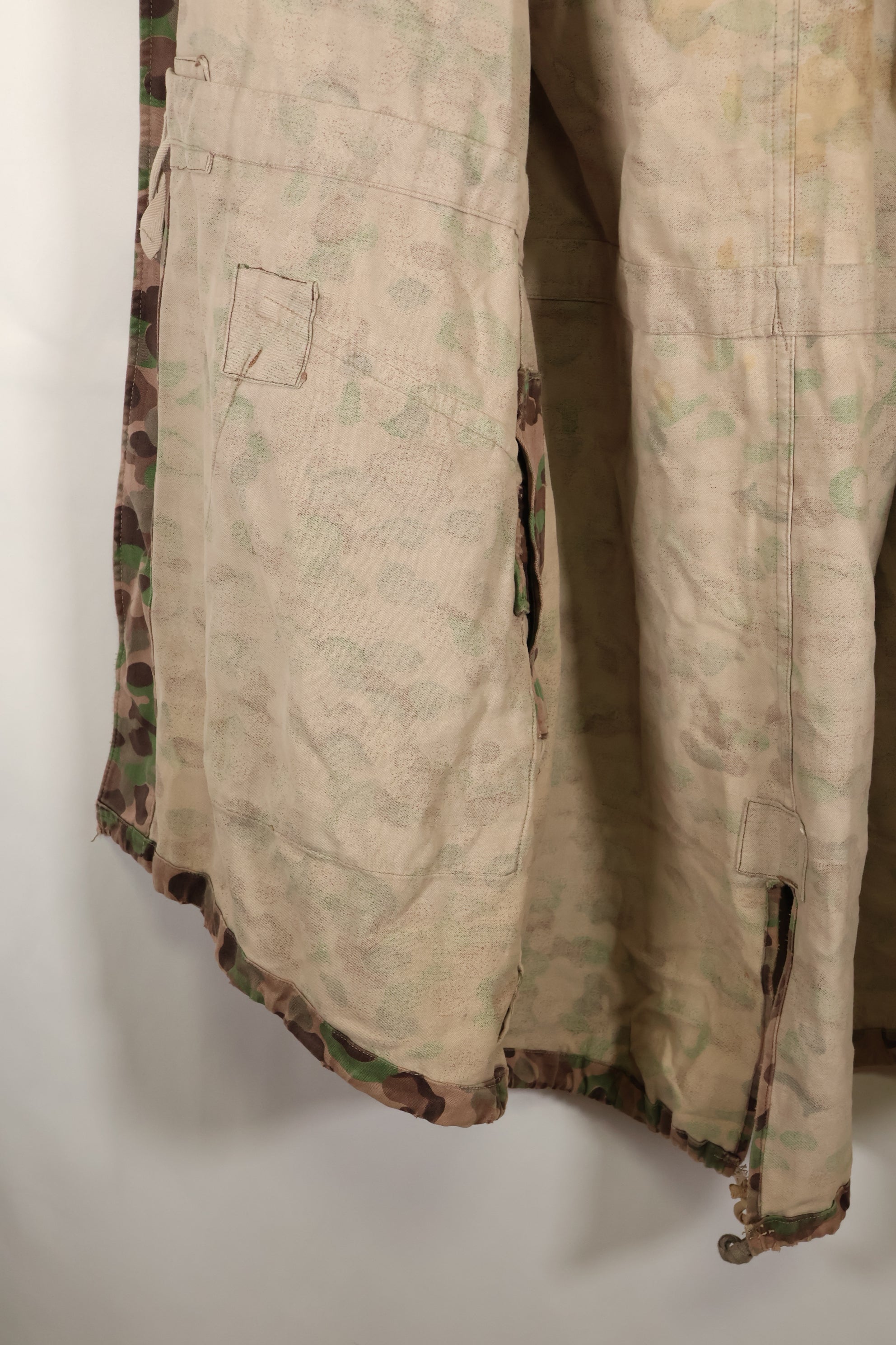1960年代〜70年代　M57 オーストリア軍　ピーパターン迷彩　パーカー　中古品　A
