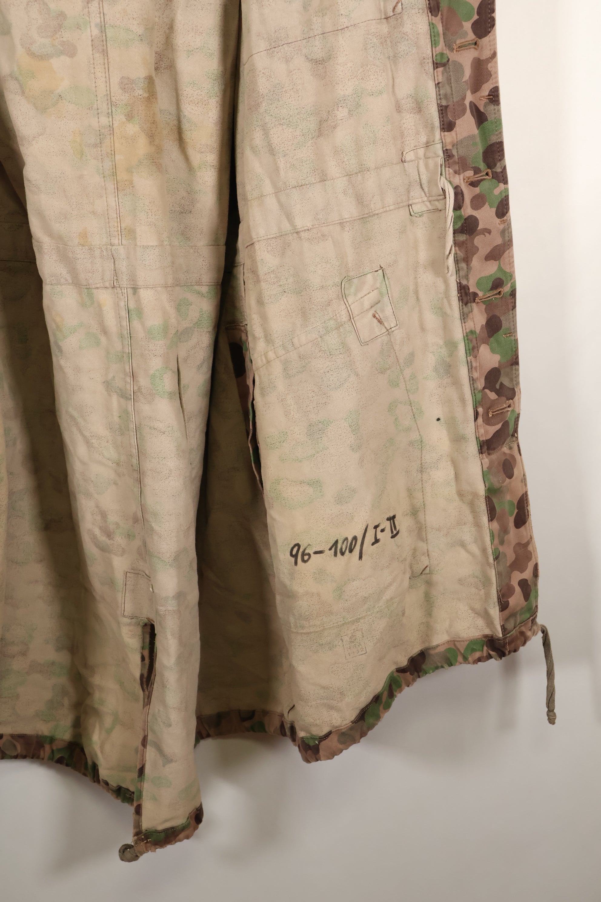1960年代〜70年代　M57 オーストリア軍　ピーパターン迷彩　パーカー　中古品　A