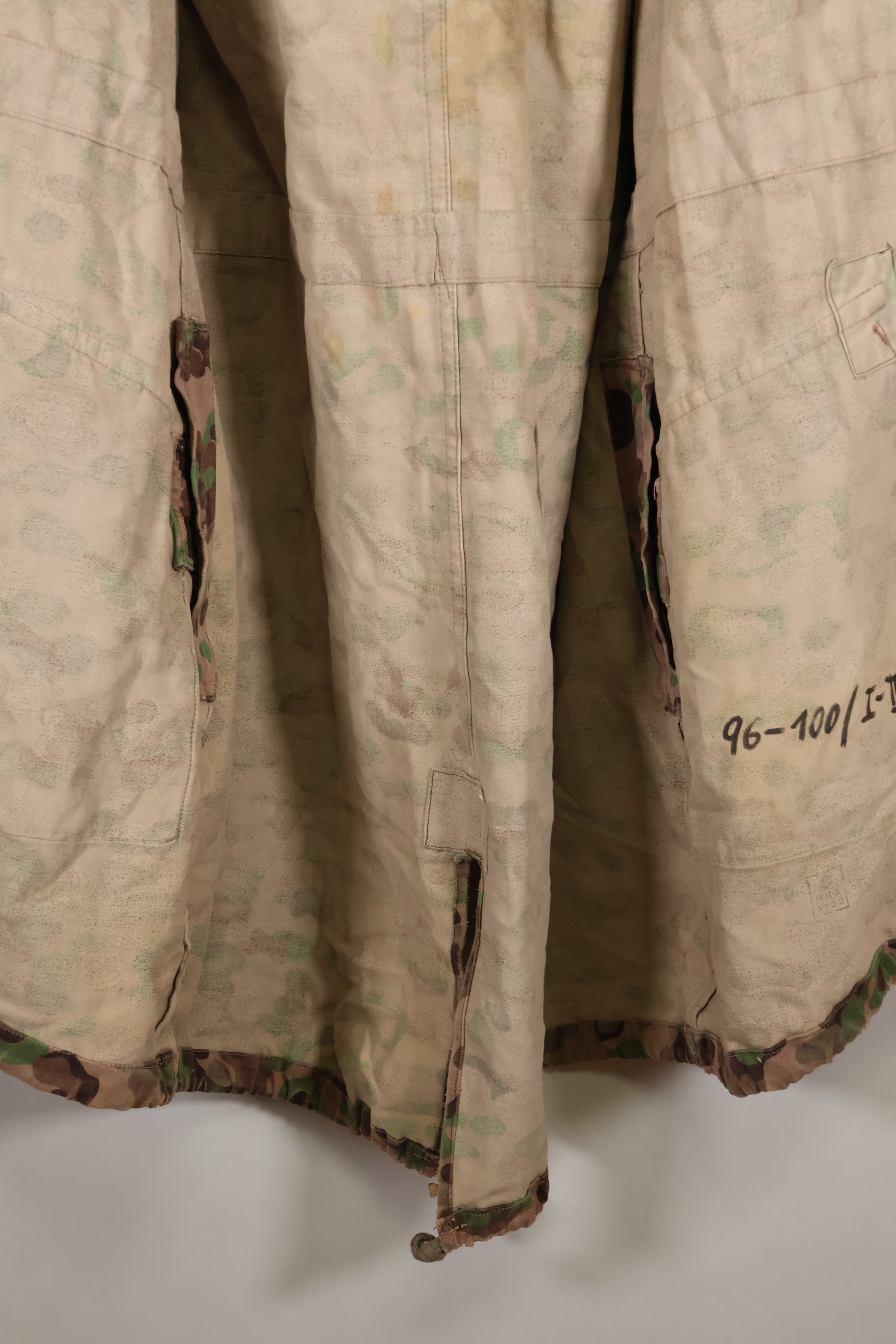 1960年代〜70年代　M57 オーストリア軍　ピーパターン迷彩　パーカー　中古品　A