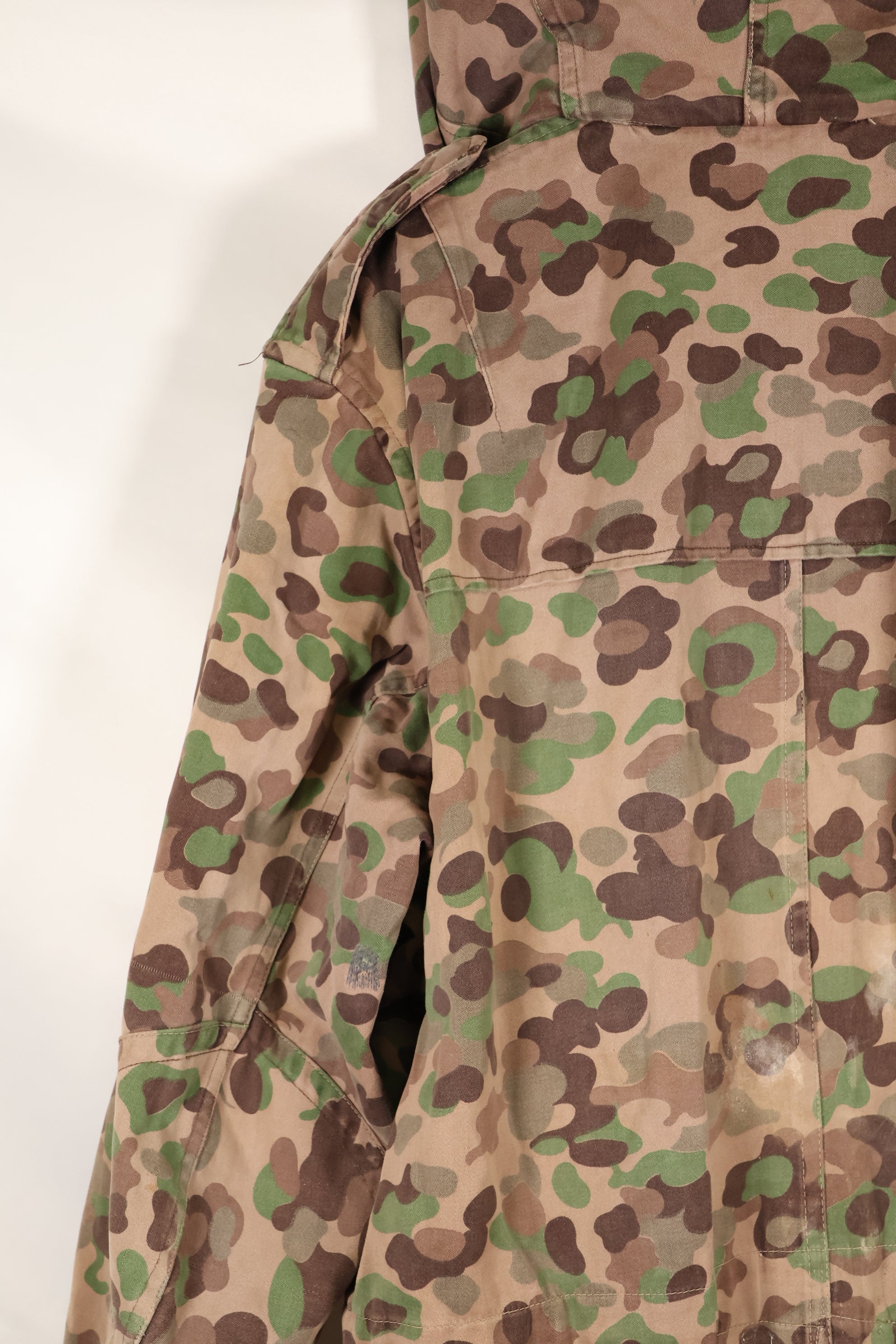 1960年代〜70年代　M57 オーストリア軍　ピーパターン迷彩　パーカー　中古品　A