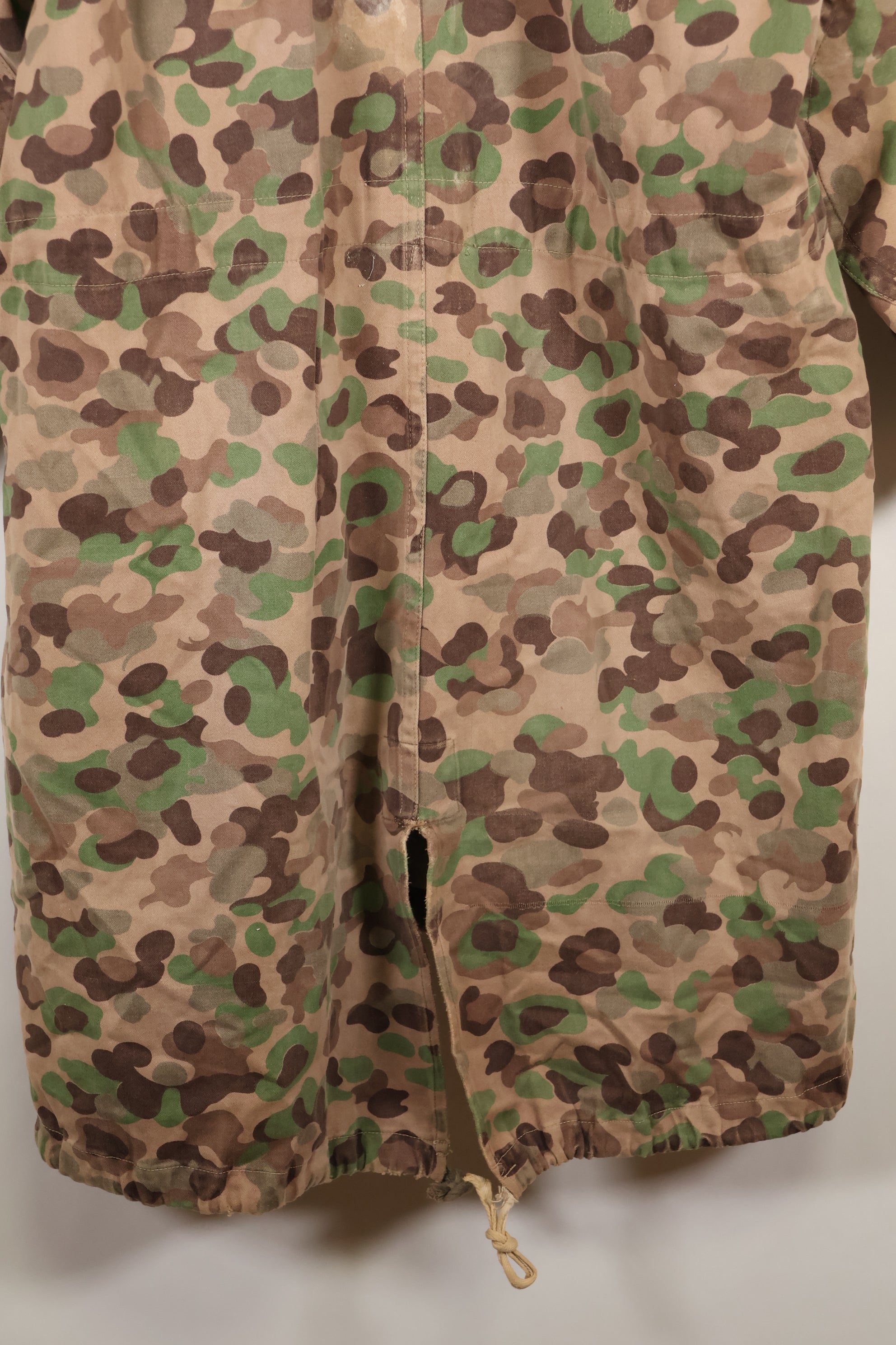 1960年代〜70年代　M57 オーストリア軍　ピーパターン迷彩　パーカー　中古品　A
